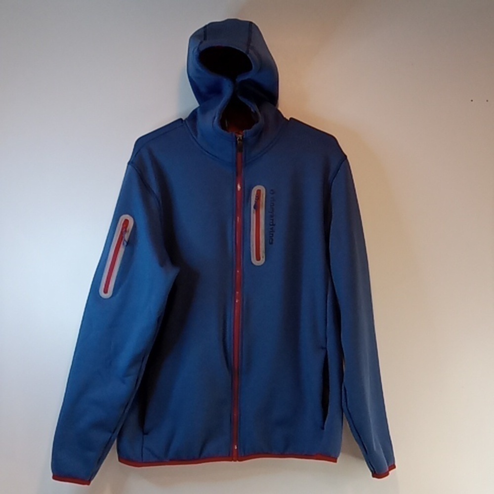 Vineyard Vines Full Zip Jacket Hoodie Hooded Fleece Women's Sz L EUC NICE!